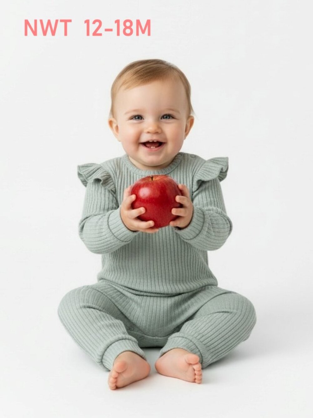 Vignette Long Sleeve Romper size 12-18M
